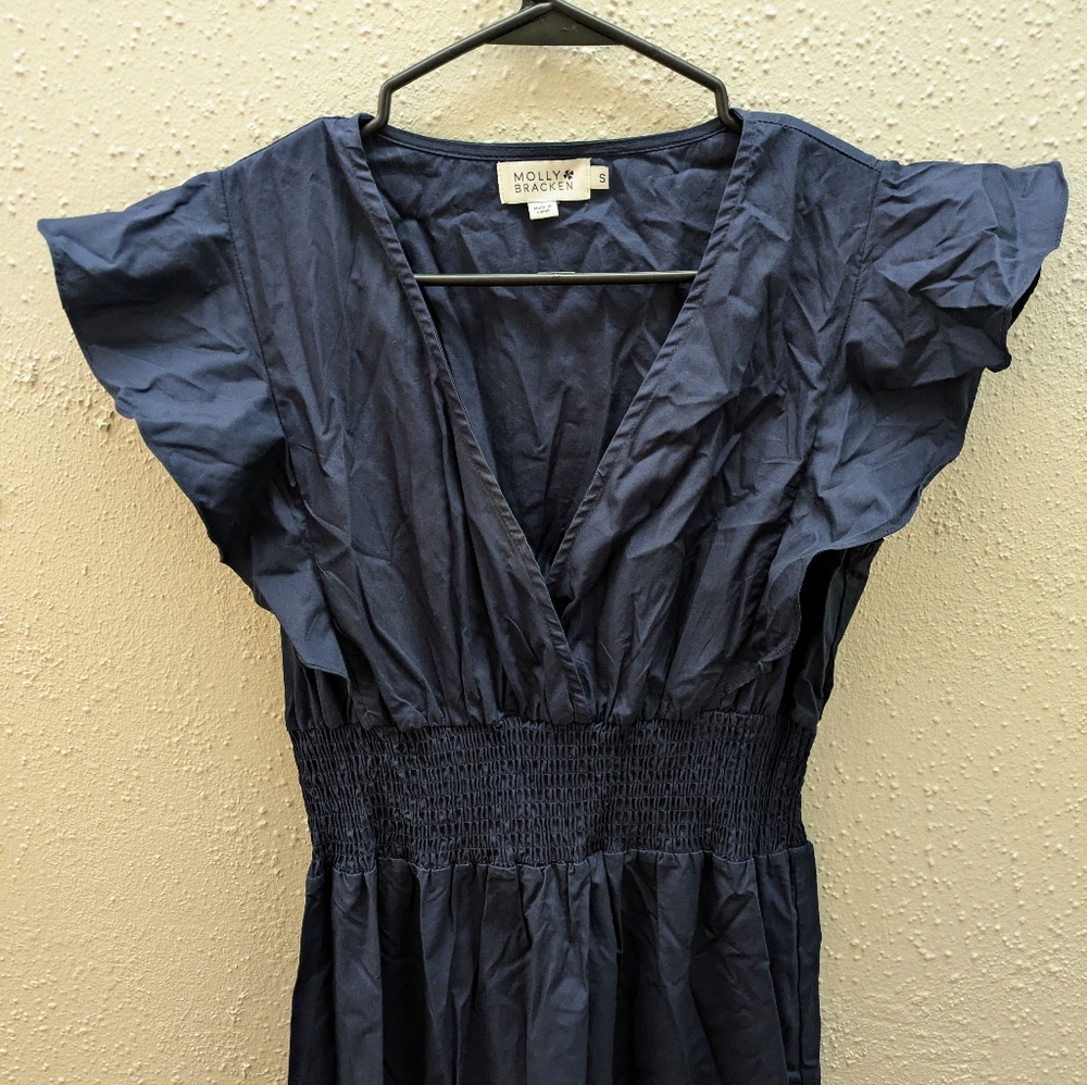 Molly Bracken Melanie Dress in Navy - Picture 4 of 6